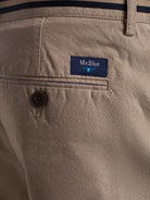 Calças chino camel 100% algodão