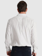 WHITE COTTON SHIRT LONG SLEEVE REGULAR FIT MR. BLUE