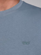 T-SHIRT ALGODÃO VERDE MANGA CURTA REGULAR FIT MR. BLUE