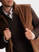 BROWN JACKET REGULAR FIT MR. BLUE