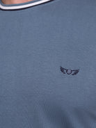T-SHIRT ALGODÃO VERDE MANGA CURTA REGULAR FIT MR. BLUE