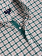 GREEN COTTON SHIRT LONG SLEEVE REGULAR FIT MR. BLUE