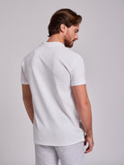 WHITE POLO SHORT SLEEVES REGULAR FIT MR. BLUE