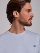 BLUE COTTON T-SHIRT SHORT SLEEVE REGULAR FIT MR. BLUE