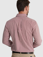 RED COTTON SHIRT LONG SLEEVE REGULAR FIT MR. BLUE