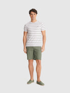 T-SHIRT ALGODÃO VERDE MANGA CURTA REGULAR FIT MR. BLUE