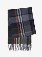 GRAY SCARF MR. BLUE