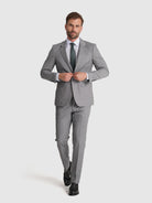 FATO CINZENTO MANGA COMPRIDA REGULAR FIT MR. BLUE