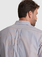 WHITE COTTON SHIRT LONG SLEEVE REGULAR FIT MR. BLUE