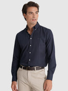 BLUE COTTON SHIRT LONG SLEEVE REGULAR FIT MR. BLUE