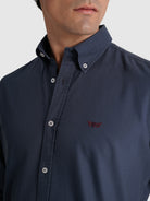BLUE COTTON SHIRT LONG SLEEVE REGULAR FIT MR. BLUE