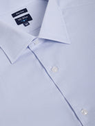 LONG SLEEVE BLUE COTTON SHIRT CLASSIC FIT MR. BLUE