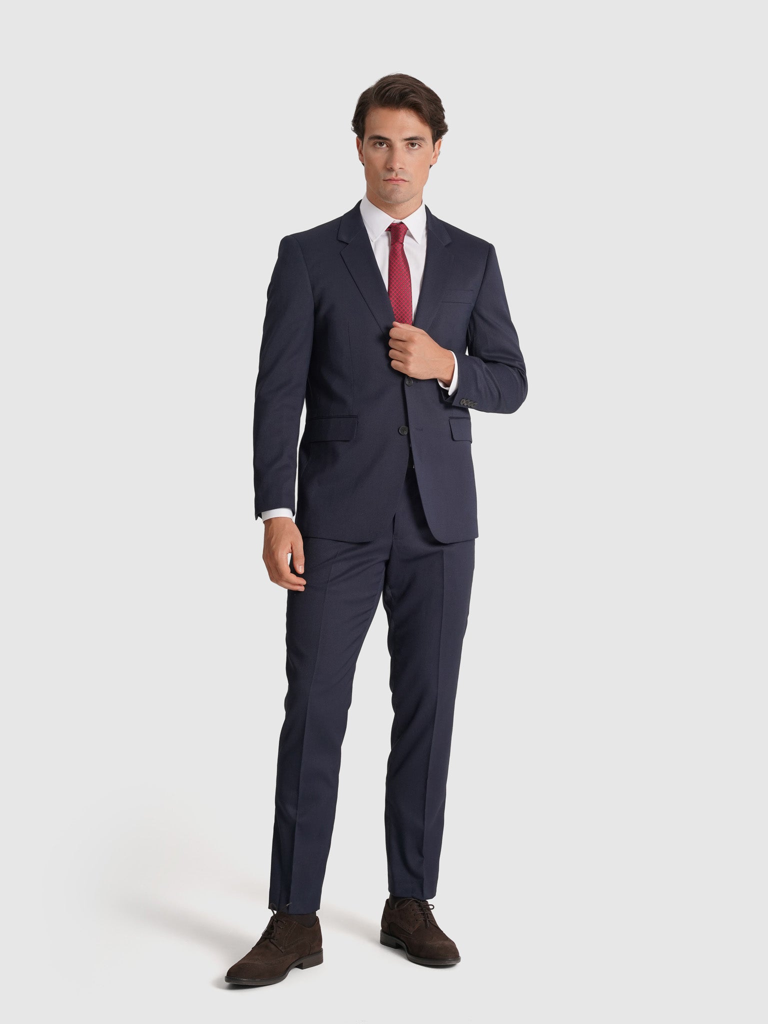 FATO AZUL MANGA COMPRIDA REGULAR FIT MR. BLUE