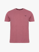 T-SHIRT ALGODÃO VERMELHA MANGA CURTA REGULAR FIT MR. BLUE