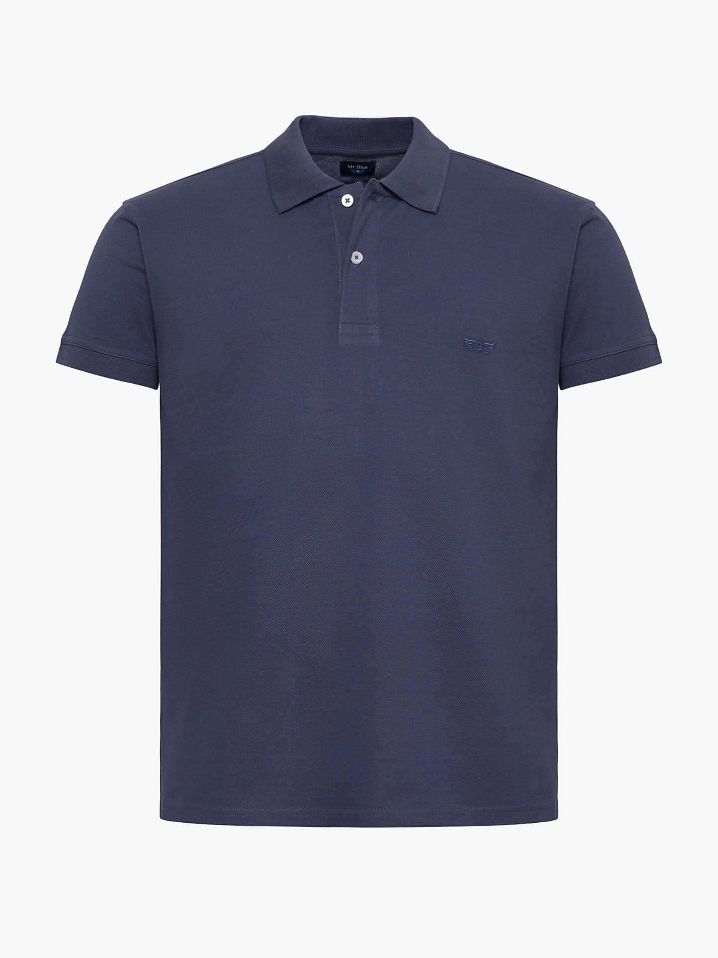 POLO AZUL MANGA CURTA REGULAR FIT MR. BLUE