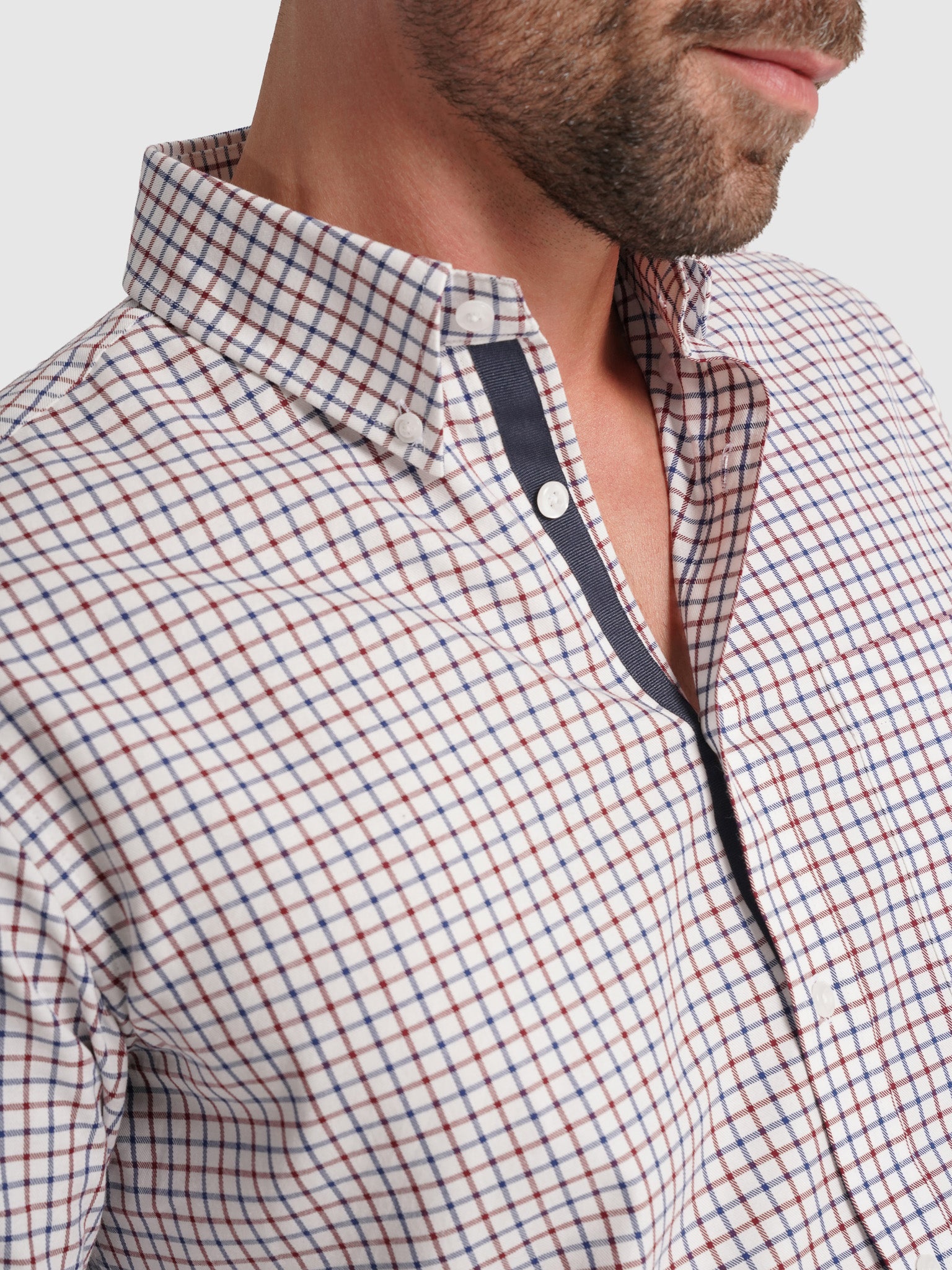 CAMISA ALGODÓN VERDE MANGA LARGA REGULAR FIT MR. AZUL
