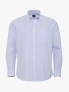 BLUE COTTON SHIRT LONG SLEEVE REGULAR FIT MR. BLUE