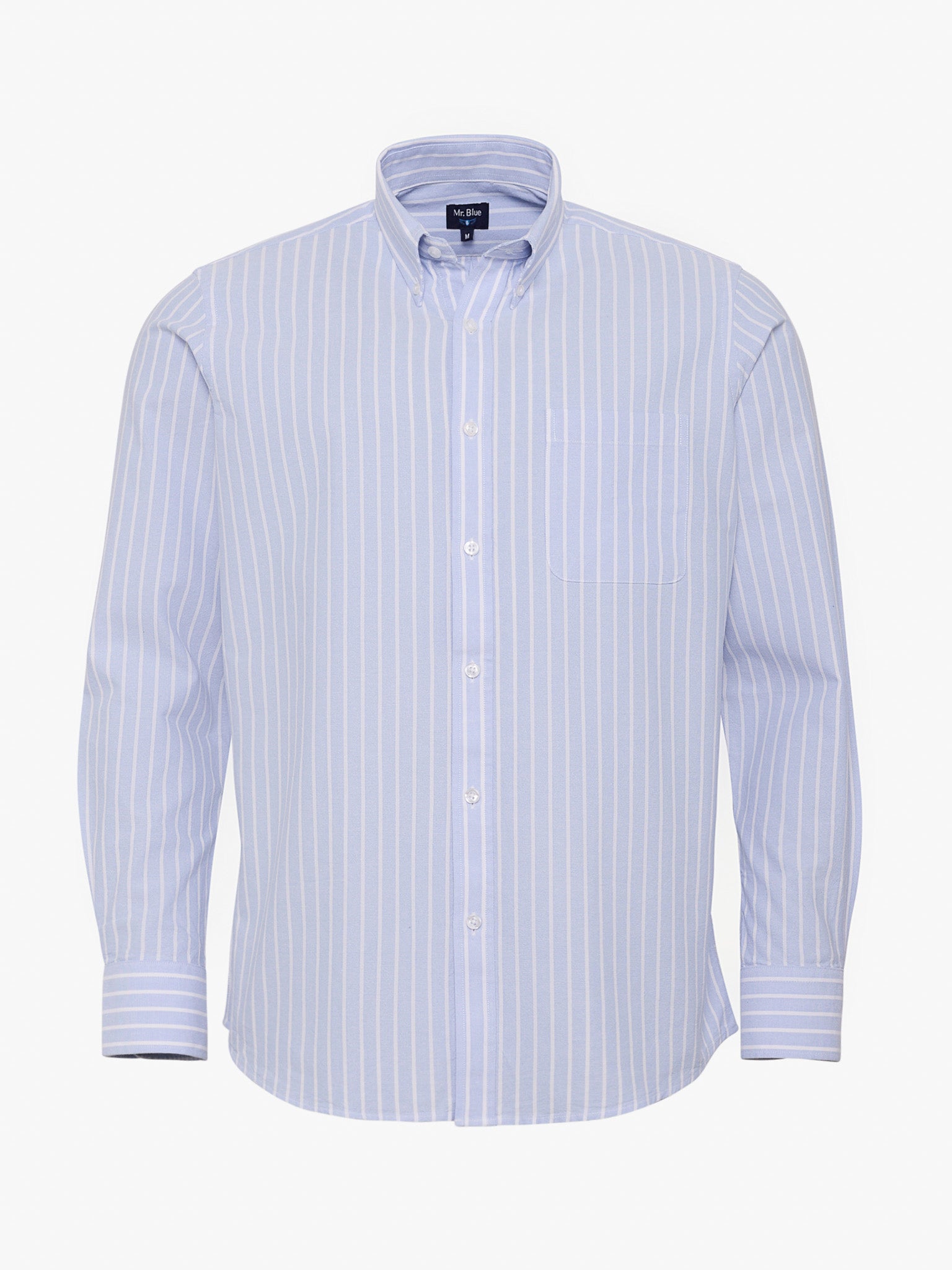 BLUE COTTON SHIRT LONG SLEEVE REGULAR FIT MR. BLUE