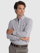 BLUE COTTON SHIRT LONG SLEEVE REGULAR FIT MR. BLUE