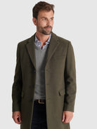 GREEN OVERCOATER LONG SLEEVE REGULAR FIT MR. BLUE
