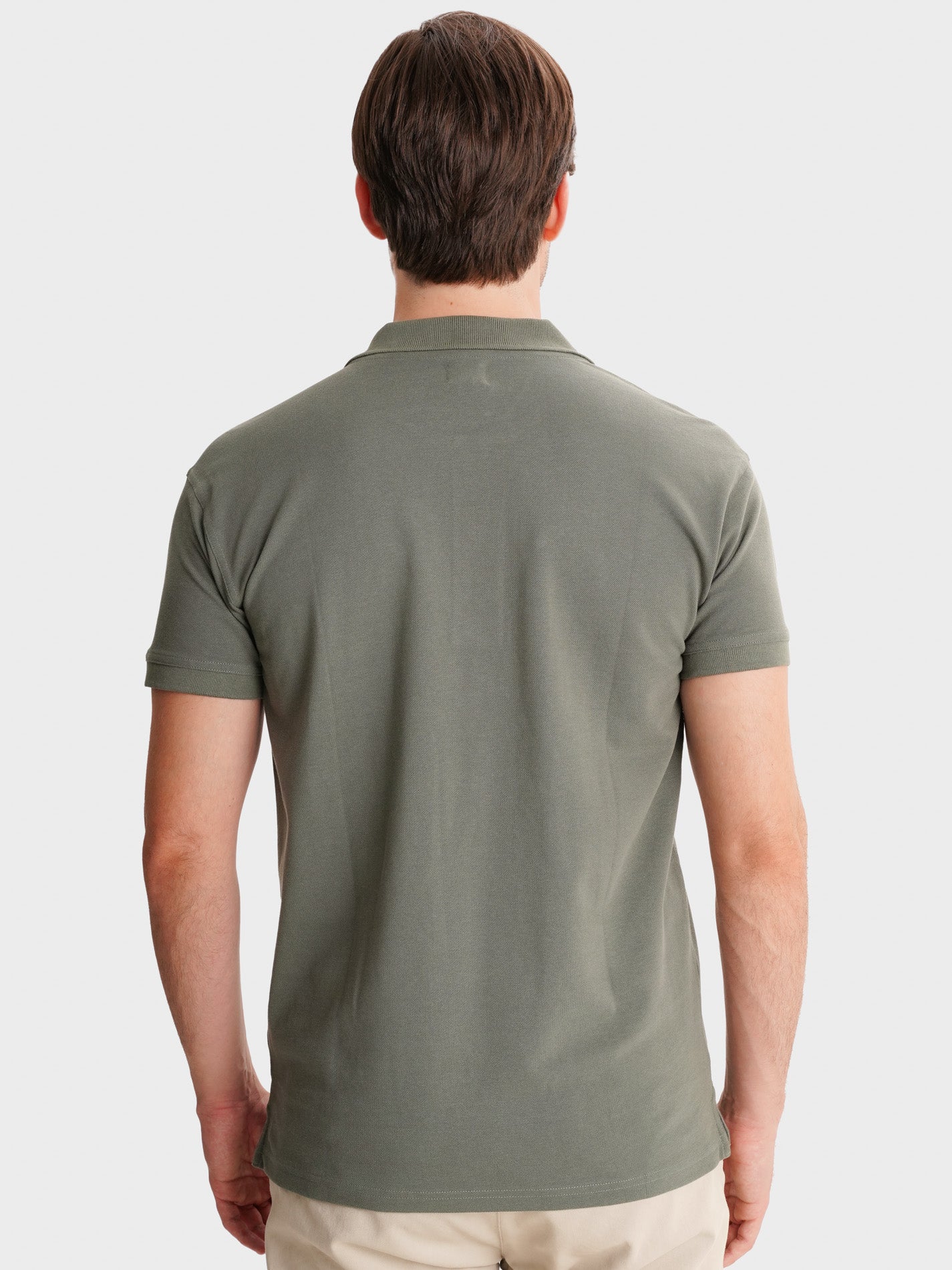 GREEN POLO SHORT SLEEVE REGULAR FIT MR. BLUE