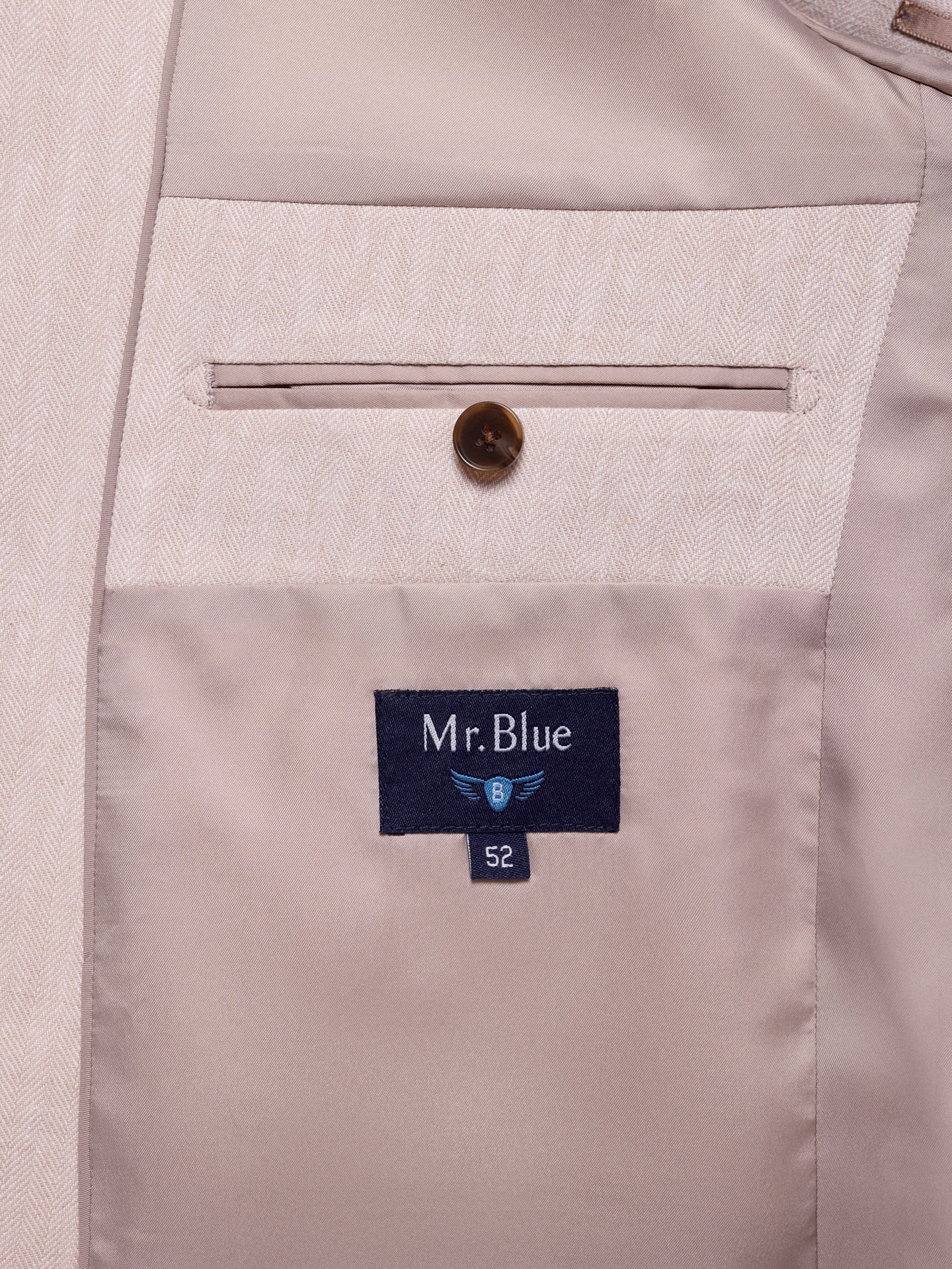 REGULAR FIT BEIGE BLAZER MR. BLUE