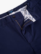 Calça Algodão Azuis Regular Fit Mr. Blue