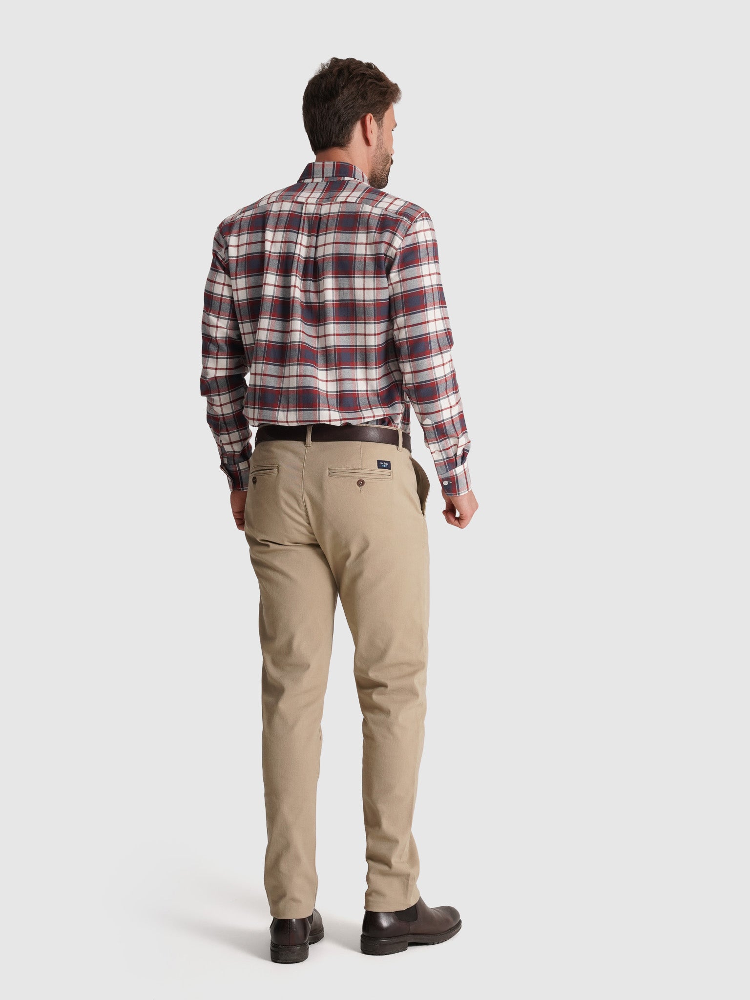 Camisa Algodão Azul Manga Comprida Regular Fit Mr. Blue