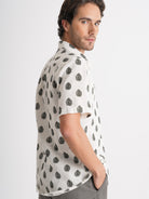 Regular Fit Gray Linen Shirt Mr. Blue
