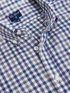 GREEN COTTON SHIRT SHORT SLEEVE REGULAR FIT MR. BLUE