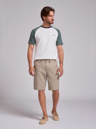 Bermuda Linho Verdes Regular Fit Mr. Blue