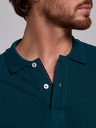 GREEN POLO SHORT SLEEVE REGULAR FIT MR. BLUE