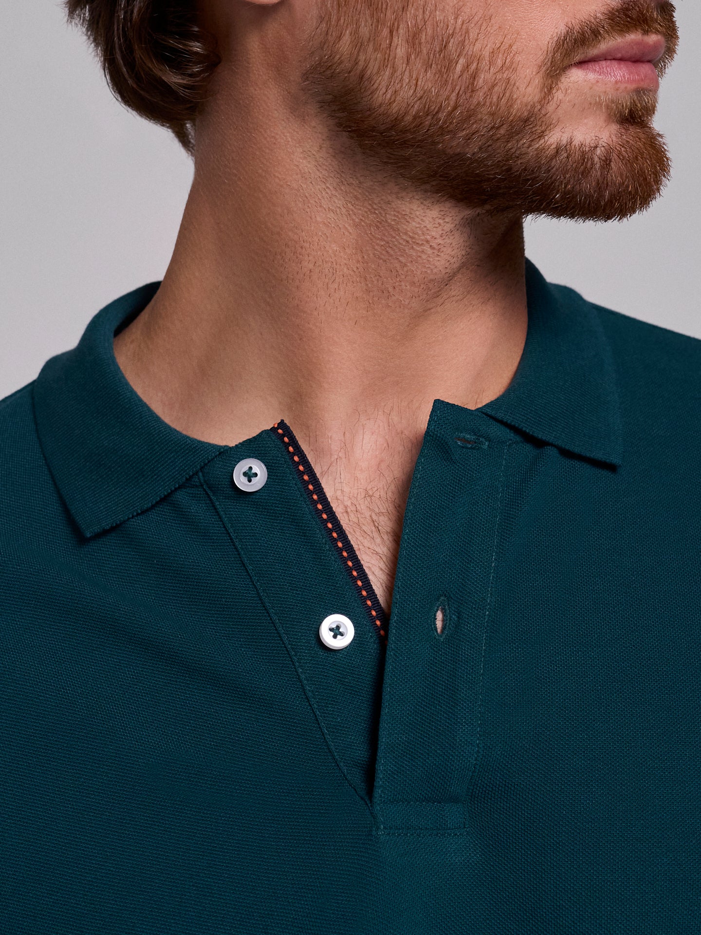 GREEN POLO SHORT SLEEVE REGULAR FIT MR. BLUE