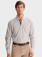 GREEN REGULAR FIT MR SHIRT. BLUE
