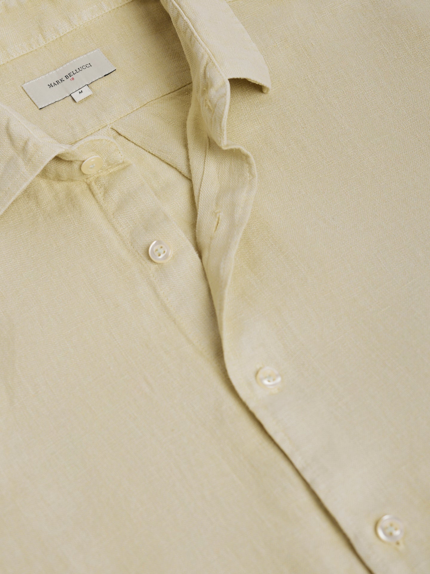 Camisa Tailored Fit Linho Verde Mr. Blue