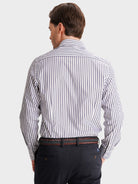 BLUE SLIM FIT MR SHIRT. BLUE