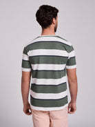GREEN COTTON T-SHIRT SHORT SLEEVE REGULAR FIT MR. BLUE