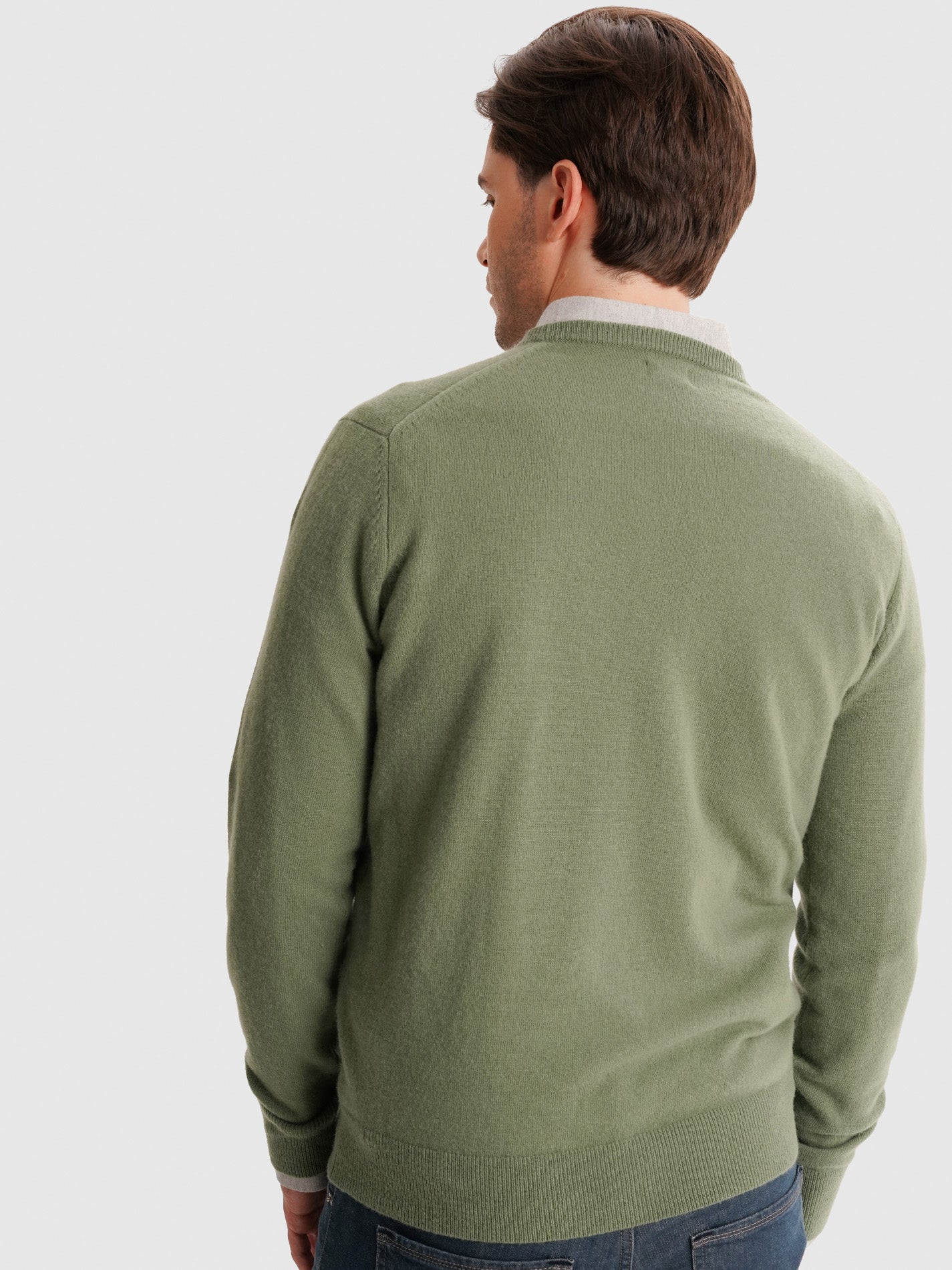 GREEN THIN PULLOVER LONG SLEEVE REGULAR FIT MR. BLUE