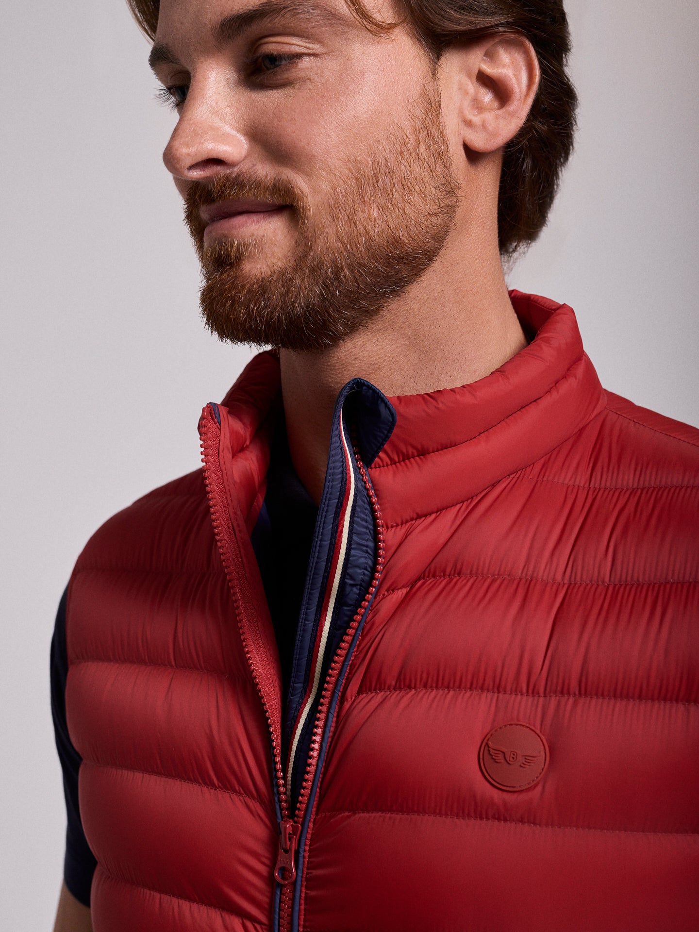 Blusão Vermelho Regular Fit Mr. Blue