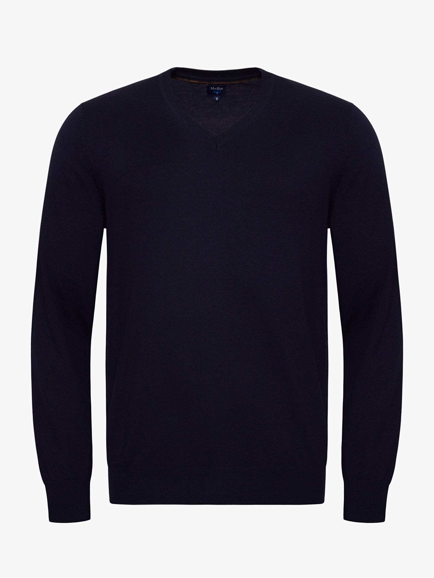 JERSEY DE ALGODÓN AZUL MANGA LARGA REGULAR FIT MR. AZUL