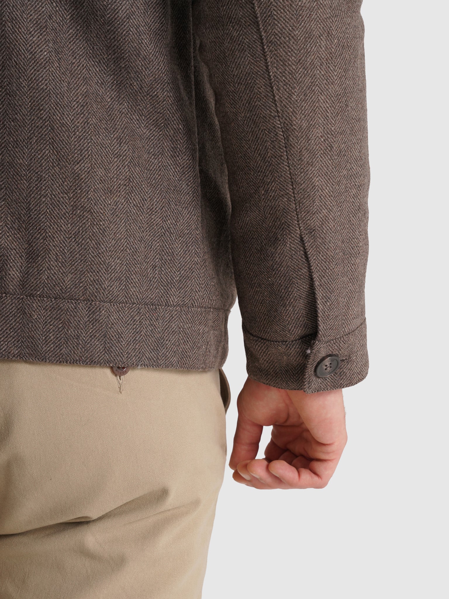 Blusão Castanho Regular Fit Mr. Blue