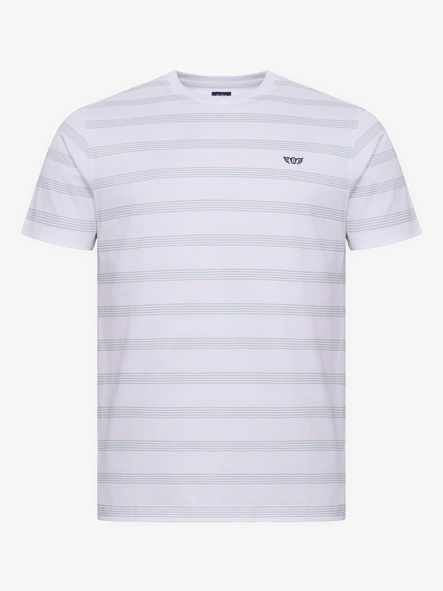 GREEN COTTON T-SHIRT SHORT SLEEVE REGULAR FIT MR. BLUE