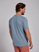 T-shirt Algodão Verde Manga Curta Regular Fit Mr. Blue