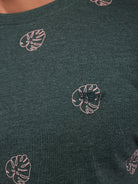 GREEN COTTON T-SHIRT SHORT SLEEVE REGULAR FIT MR. BLUE