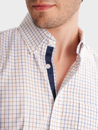WHITE REGULAR FIT MR SHIRT. BLUE
