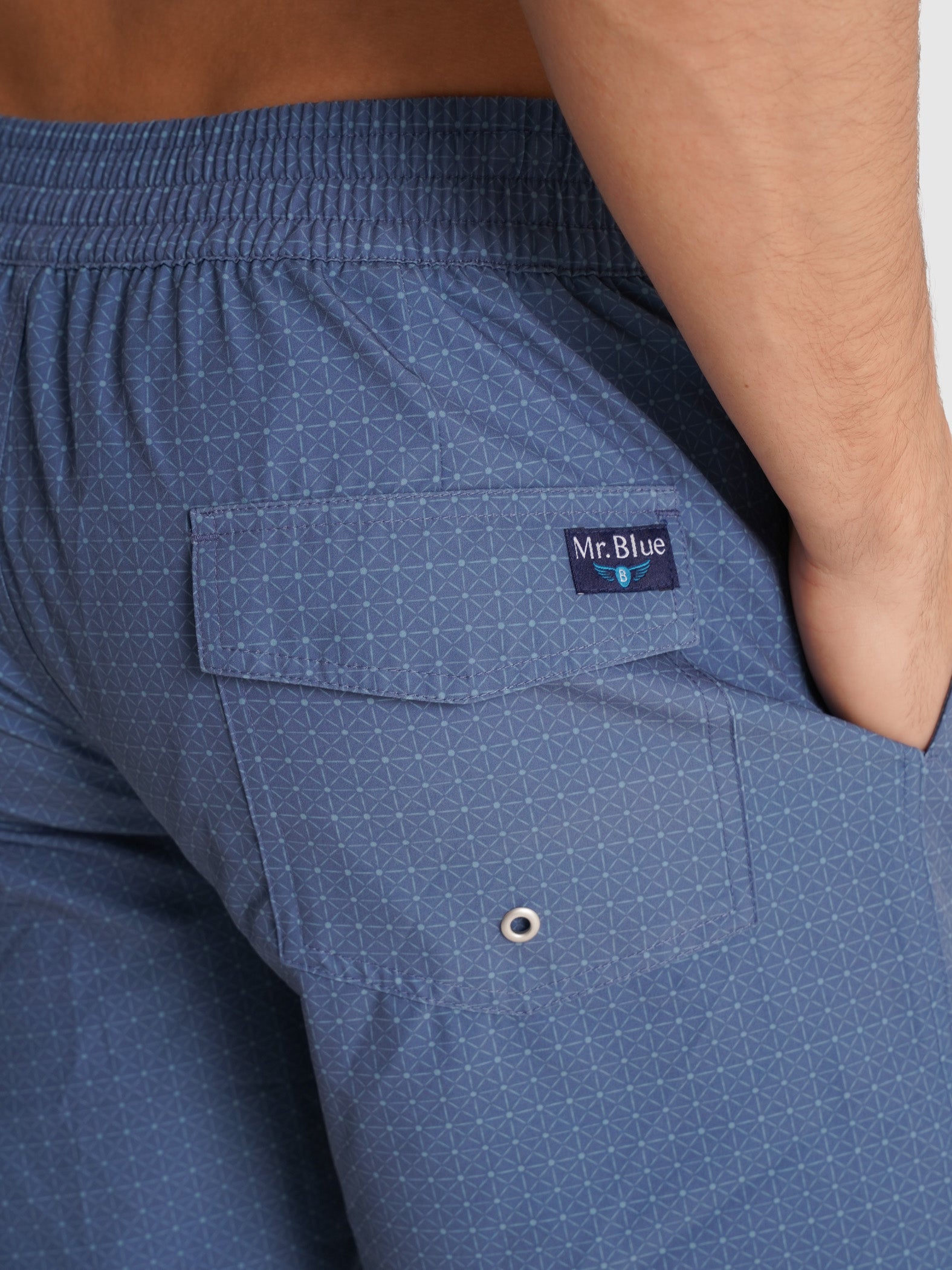 REGULAR FIT MR. BLUE SWIMMING SUIT BLUE