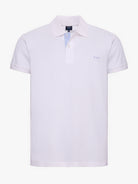 WHITE POLO SHORT SLEEVES REGULAR FIT MR. BLUE