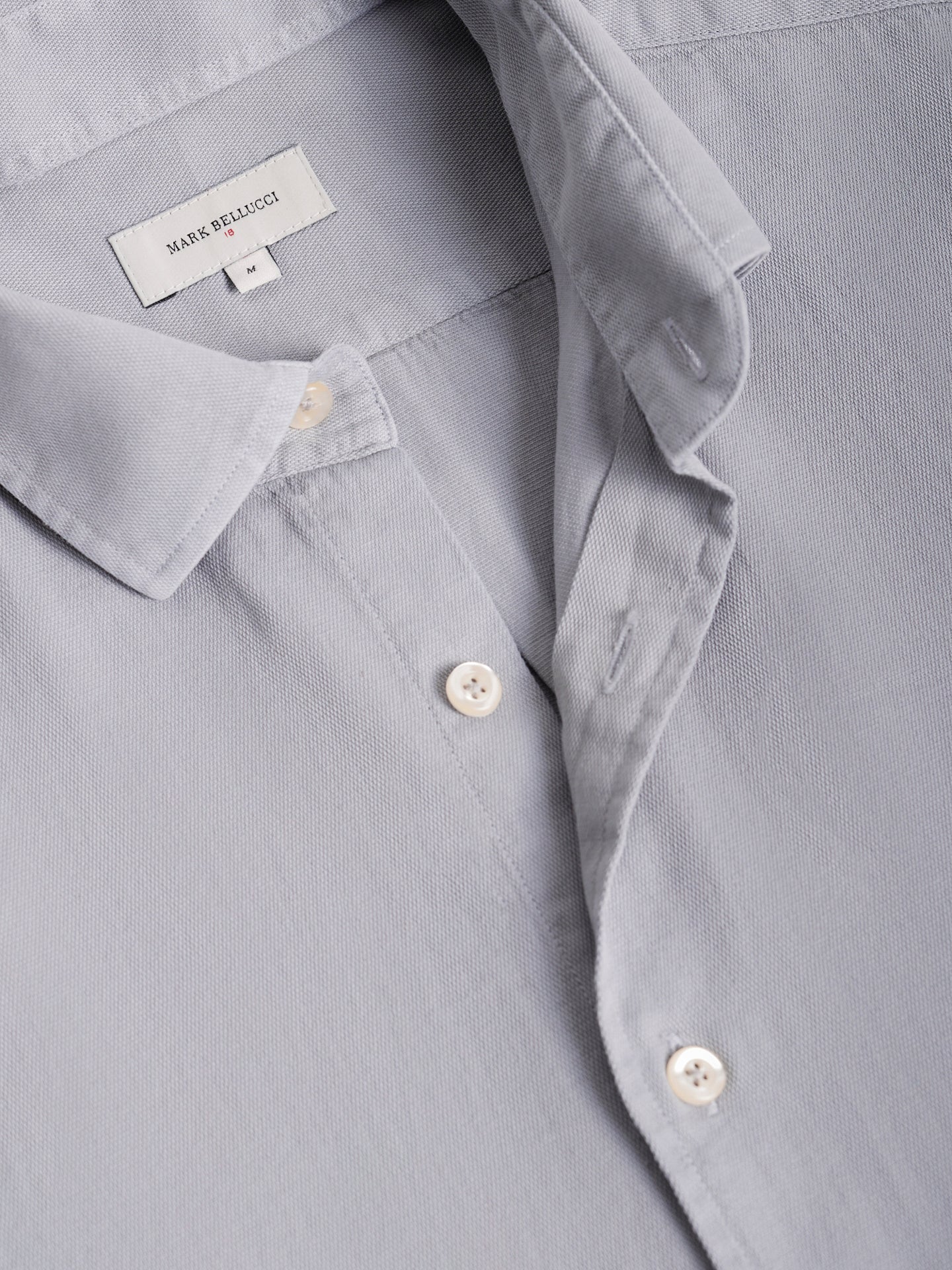 BLUE LONG SLEEVE REGULAR FIT SHIRT MARK BELLUCCI