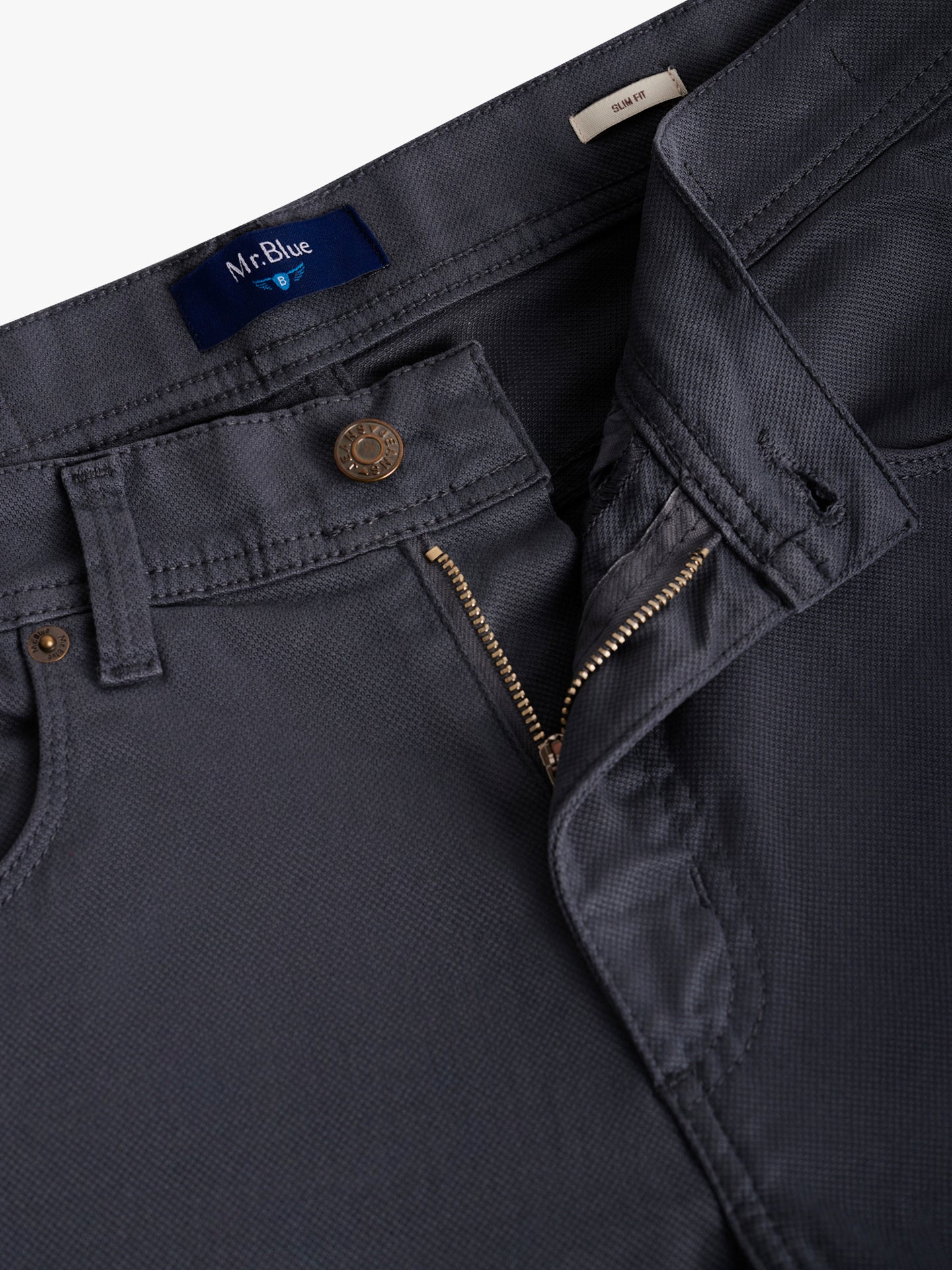 GRAY SLIM FIT MR. BLUE