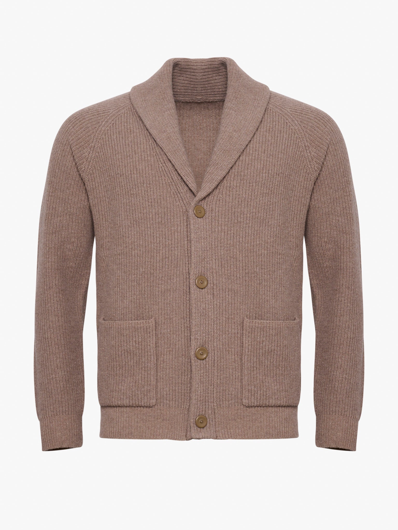 BEIGE MERINO WOOL PULLOVER LONG SLEEVE REGULAR FIT MARK BELLUCCI
